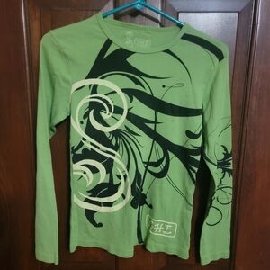 3HL Apparel Green Long Sleeve Tee